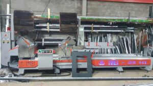 Máy cắt nhôm 2 đầu 09s lưỡi 520 thước điện tử